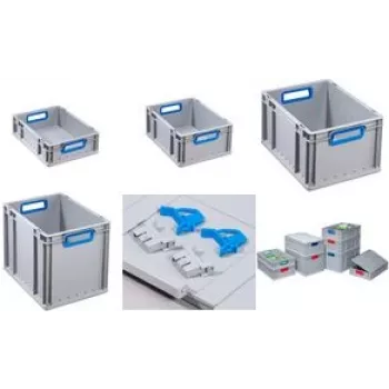 Storage Box allit ProfiPlus 30.0 x 40.0 x 22.0 cm, grey, model 456730