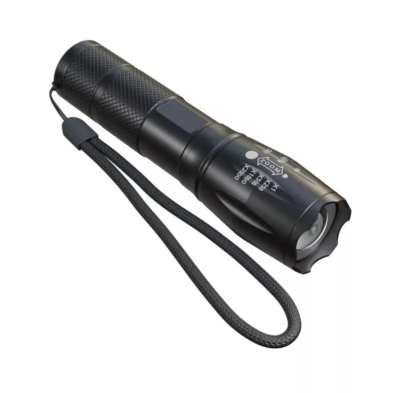 Extralink EFL-1008 Freya LED Flashlight, Battery Operated, 10W, 200lm