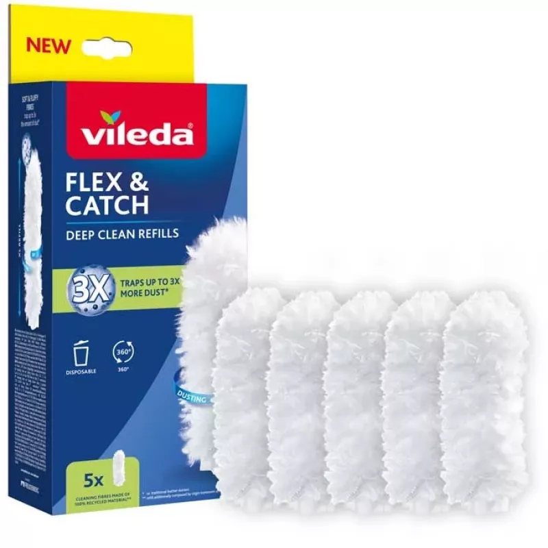 Duster refills VILEDA Flex&Catch 177664 - 5 replacement inserts