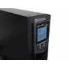 Uninterruptible Power Supply Green Cell UPS15 — Online double-conversion 3 kVA (2700 W), 6 AC outlets, pure sine, LCD, tower, 6×12V/9Ah batteries