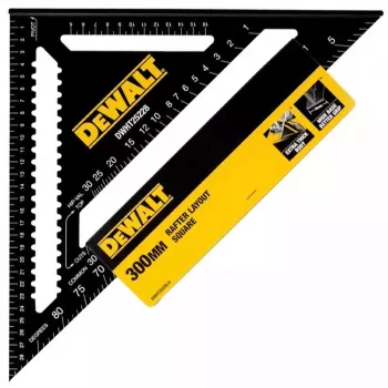 Ruler DeWALT DWHT25228-0 300 mm Aluminium Black Yellow