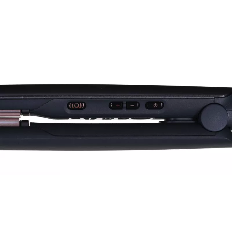 Straightening iron Remington S8598 Warm Black Grey — ceramic plates 11 cm, 5 heat levels, 160–230°C, 3 m cord, carry case