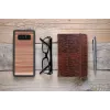 Smartphone case man and wood for Galaxy Note 8 — cappuccino black protective cover