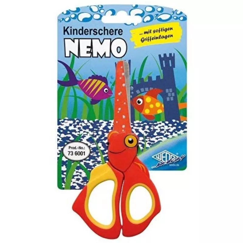 Scissors WEDO 73 6001 children’s stationery/craft scissors straight cut 130 mm red-yellow