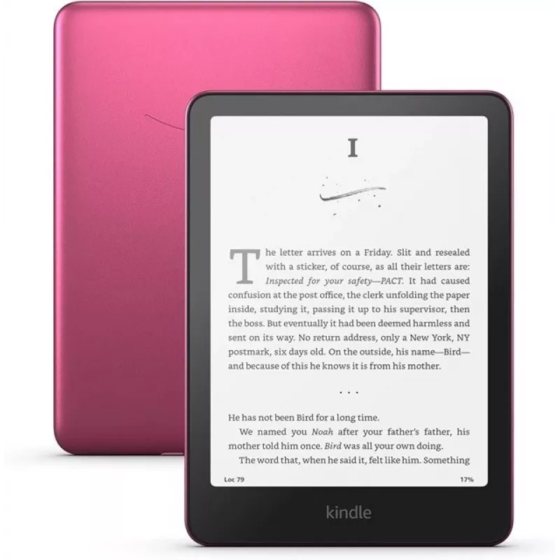 E-reader Amazon Kindle Paperwhite Signature Edition 2024 — 7 inch display, 32 GB, IPX8 waterproof, USB-C, raspberry