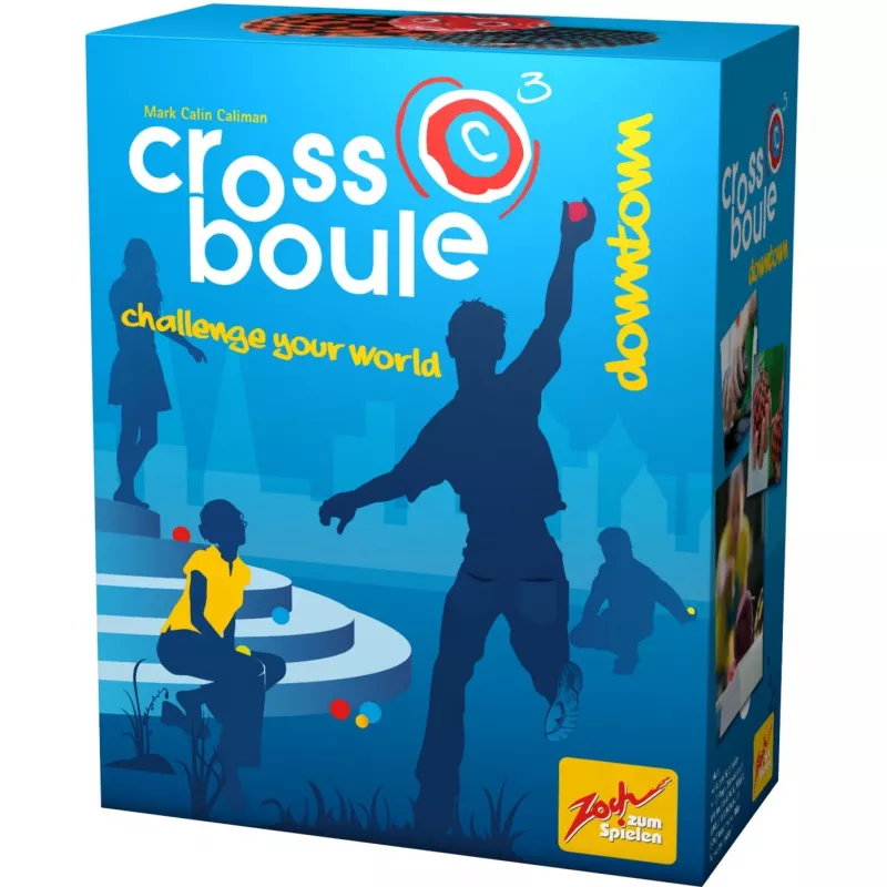 Crossboule Set Downtown, Skill Game Blue/Red