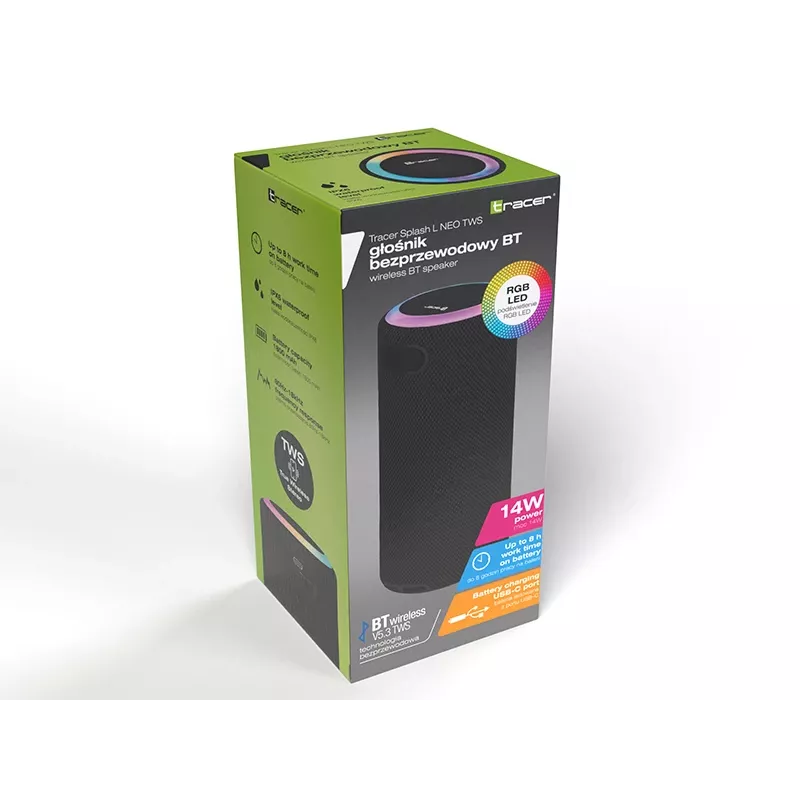 TRACER Speakers Splash L NEO TWS BT BLACK