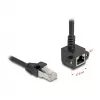 Networking cable DeLOCK 81097 RJ-45 Cat6 1 m Black