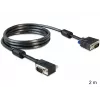 SVGA Cable DeLOCK 83173 2m VGA D-Sub Black