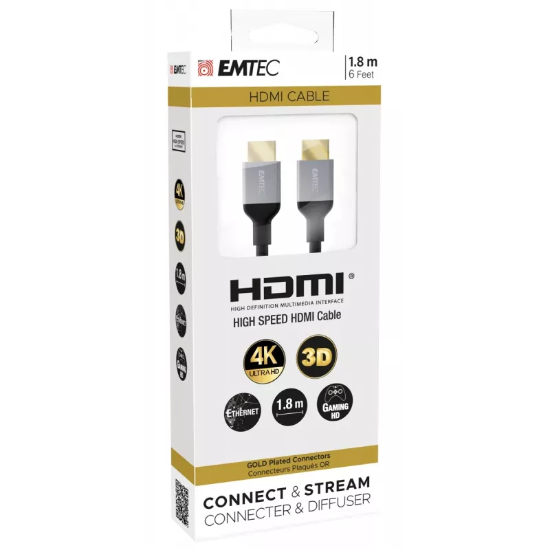 HDMI Cable Emtec ECCHAT700HD 1.8m