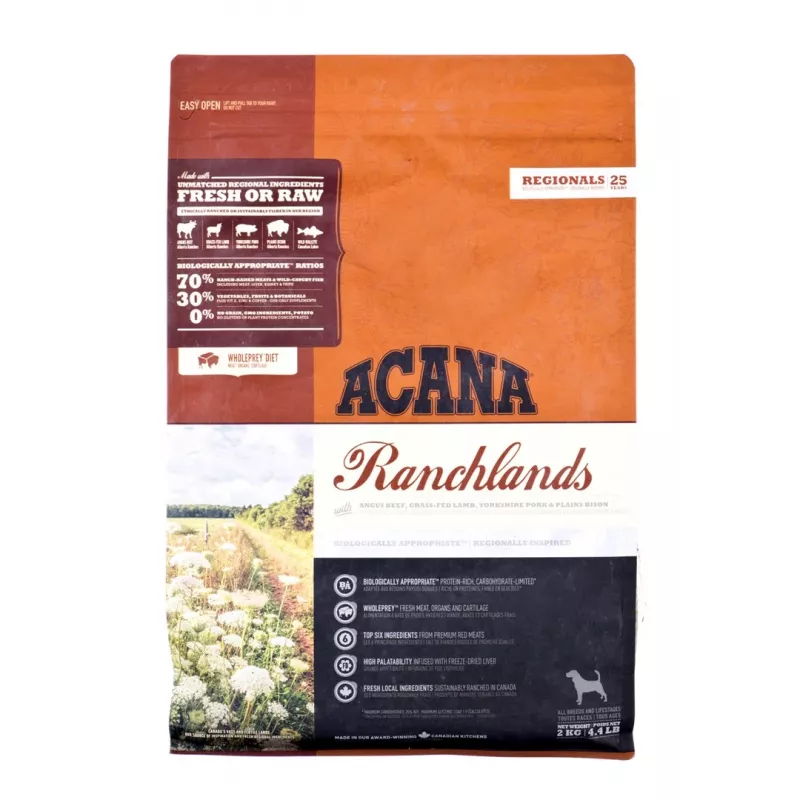 ACANA Highest Protein Ranchlands Dog - dry dog food - 2 kg