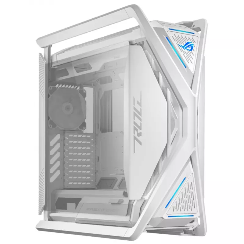 ASUS ROG GR701 Hyperion White, PC, White, ATX, EATX, micro ATX, Mini-ITX, Aluminium, Multi, Front