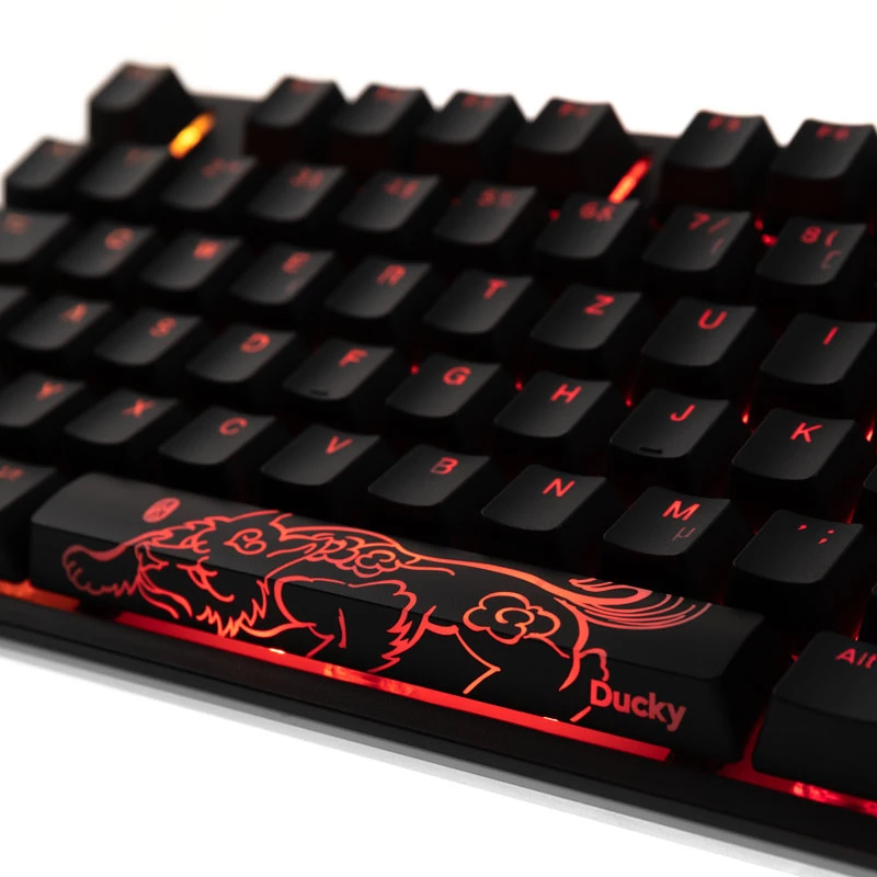 Ducky One 2 RGB TKL keyboard Gaming USB German Black