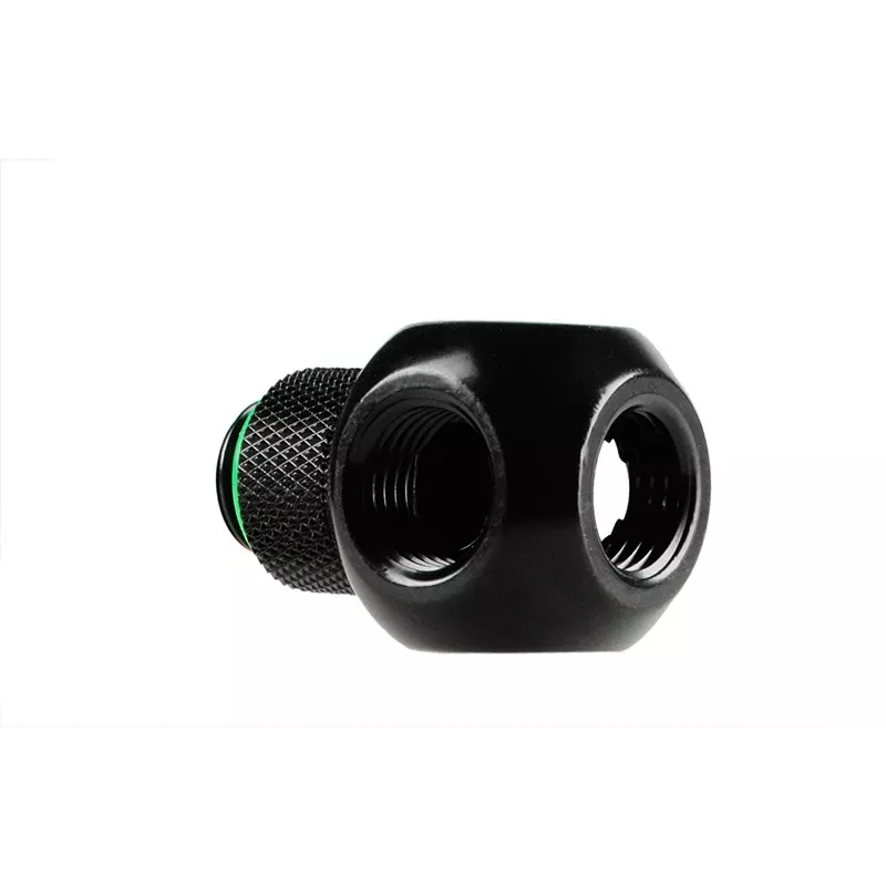 Metal quick-release fitting BitsPower BP-MBQR-C for computer liquid cooling, brass, black