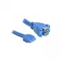 USB Cable DeLOCK 82942 USB 3.2 Gen 1 0.45 m Blue