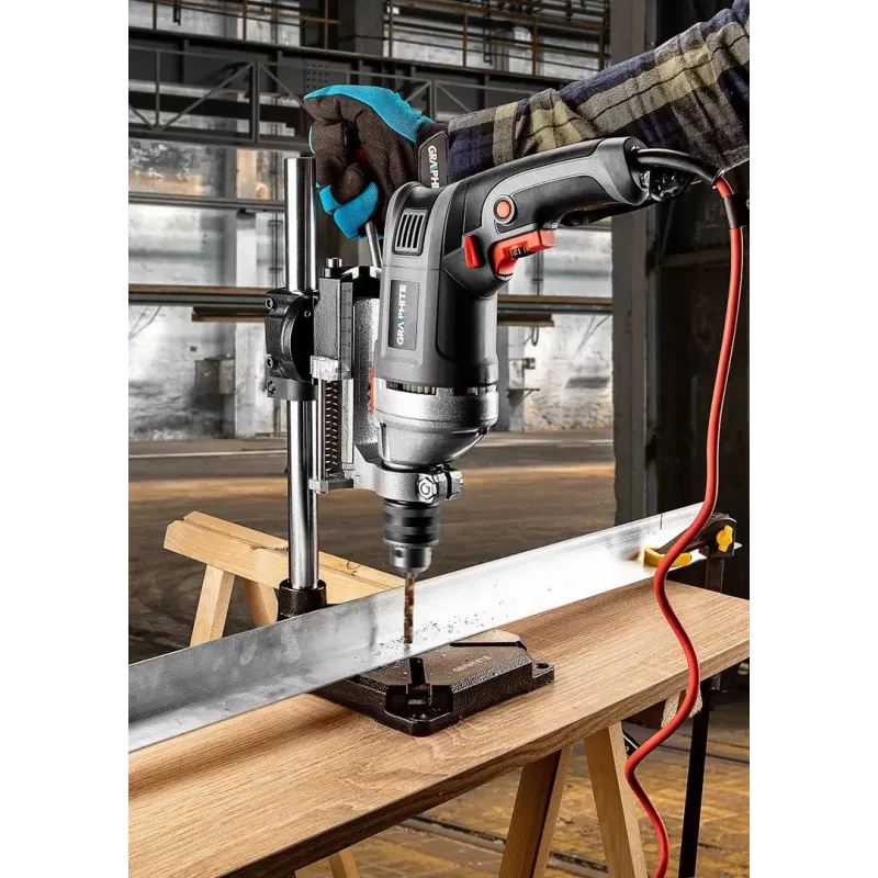 Drill stand GRAPHITE 56H655 for 42 mm diameter drills, 60 mm stroke