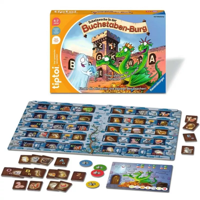 tiptoi Schatzsuche in der Buchstabenburg, Board Game