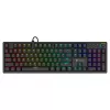Gaming keyboard SAVIO STYX BROWN — mechanical Outemu Brown, QZERTY US International, RGB, USB, full-size 104 keys, black