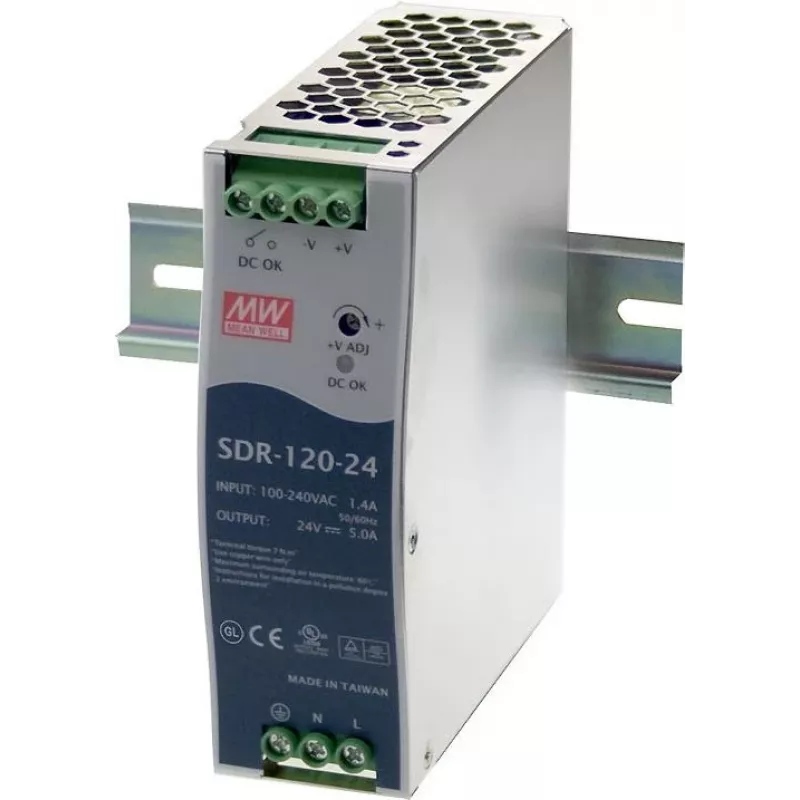 Power Supply Unit MEAN WELL SDR-120-12 120W Metallic