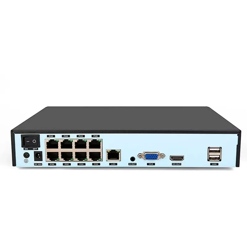 Network video recorder FOSCAM FN9108HE 8-channel 5MP POE NVR Black