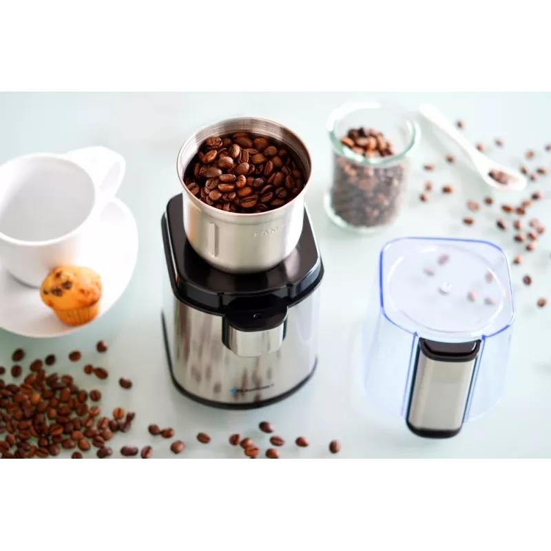 Blade grinder BLAUPUNKT FCG701 — 120 W, 85 g bean capacity, stainless steel blades, silver