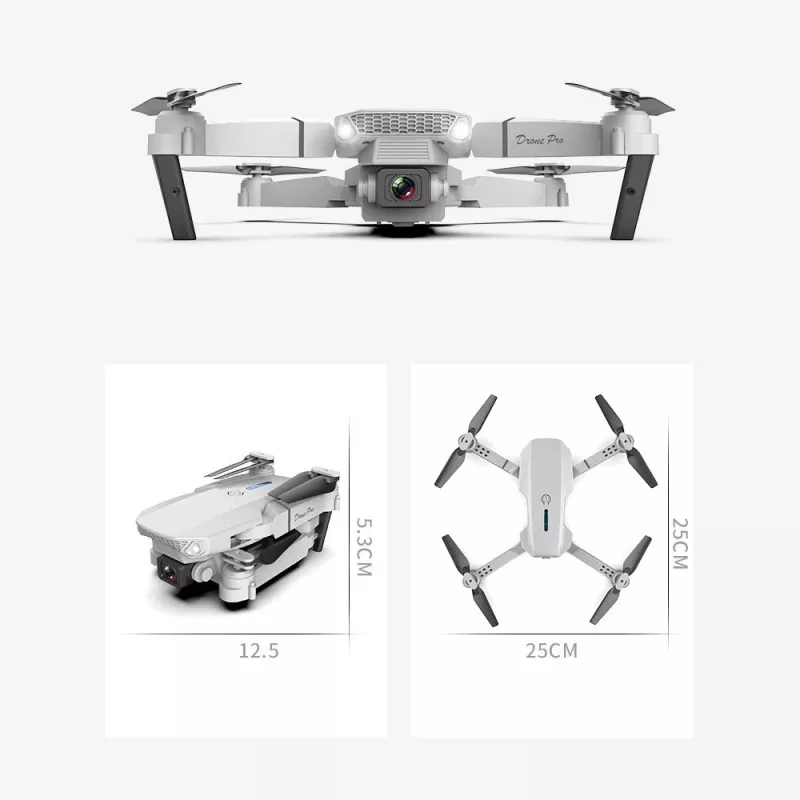 Extralink E88 Pro drone with three 1800mAh batteries and carrying pouch