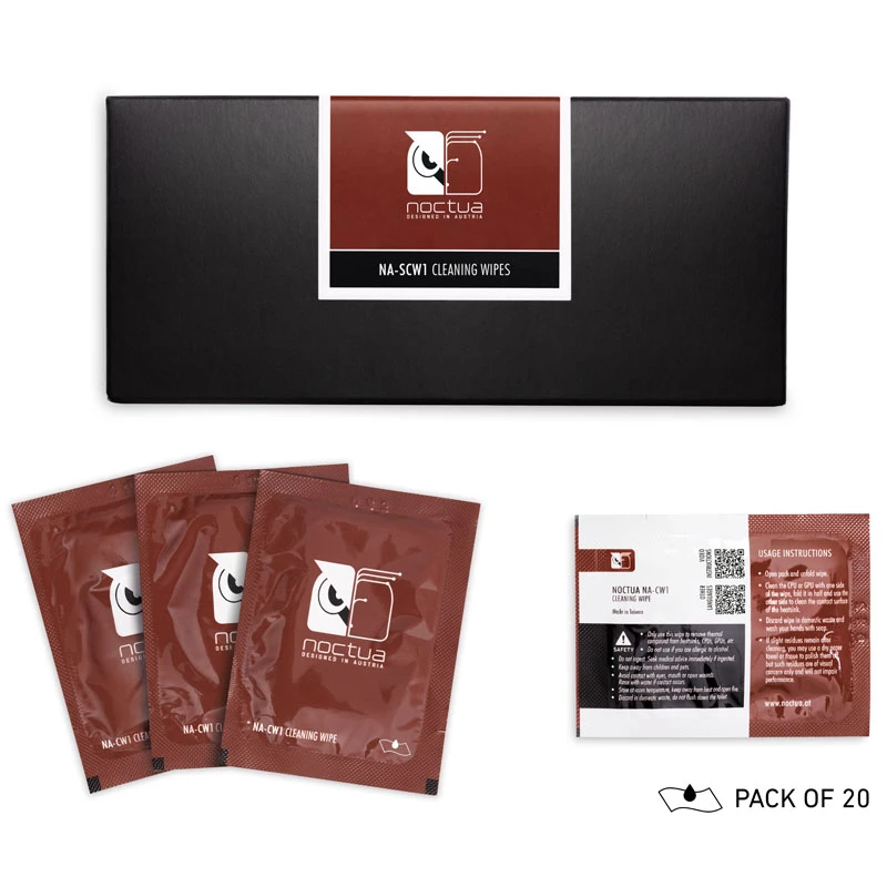 Surface Preparation Wipe Noctua NA-SCW1, 20 pcs, 150×120 mm