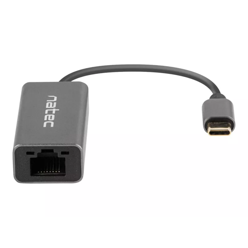 NATEC Cricket USB 3.2 Gen 1 Type-C Grey Ethernet Hub 1000 Mbit/s