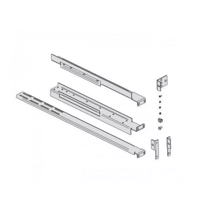 Rack mounting kit EVER for UPS, model W/OP-ZA00-0002/00, adjustable 800–1200 mm rail distance, silver