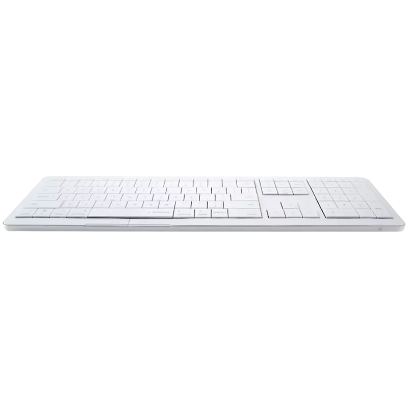 Wireless Keyboard CLEVETURA CLVX 1 Touch-On-Keys AI — ANSI US Mac layout, Scissor Switches, Aluminum Chassis, Interactive RGB