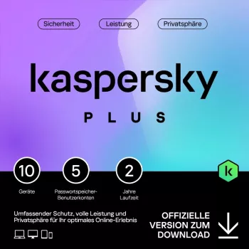 Kaspersky Plus Internet Security [10 Devices - 2 Jahre]
