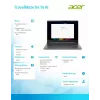 Laptop Acer TravelMate P4 TMX414-51-TCO 14 inch WUXGA IPS, Intel iU5, 32GB RAM, 512GB SSD, Wi‑Fi 7, Windows 11 Pro, 3-year Onsite NBD