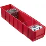 Storage box allit 456541 91 x 400 x 81 mm red