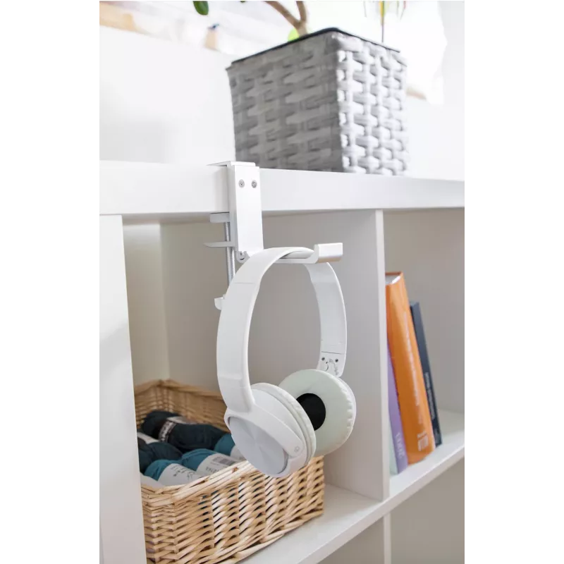 Headphone holder DeLOCK 18450 adjustable aluminium silver
