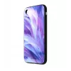 Screen protector glass Tellur Cover Glass print for iPhone XR with printed feather design