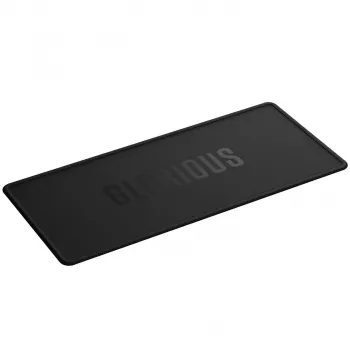 GLORIOUS 75% black keyboard mat