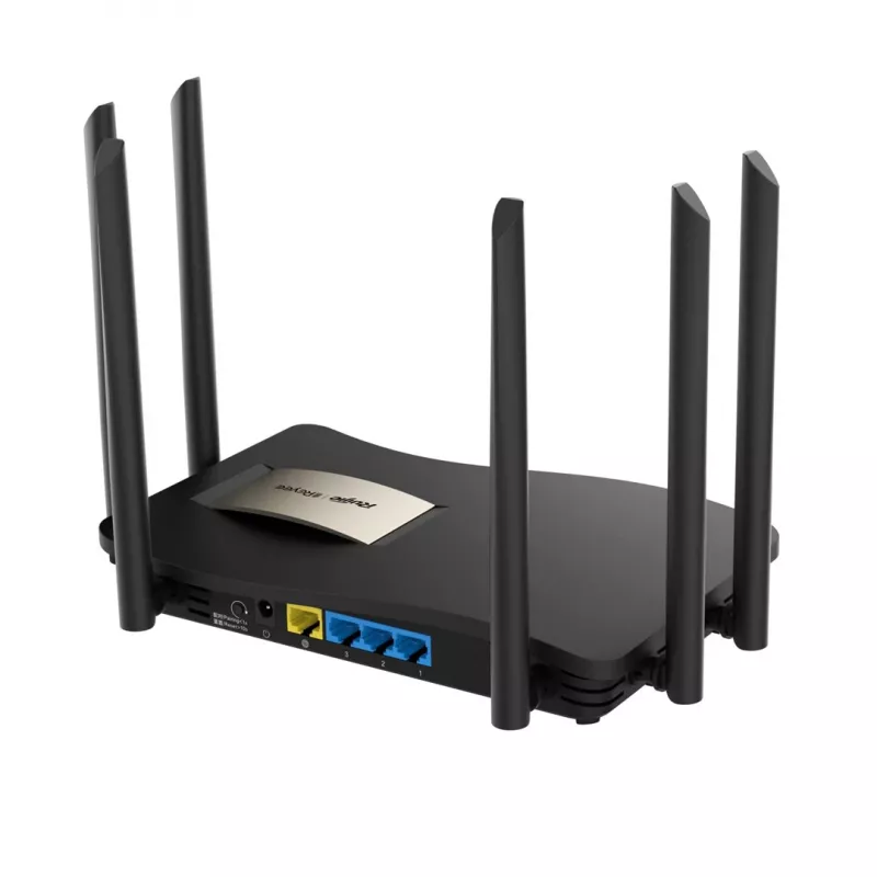 Tabletop router RUIJIE RG-EW1200G PRO Dual-band Wi‑Fi 5, 1300 Mbps, 6 external antennas, 4 Gigabit LAN ports