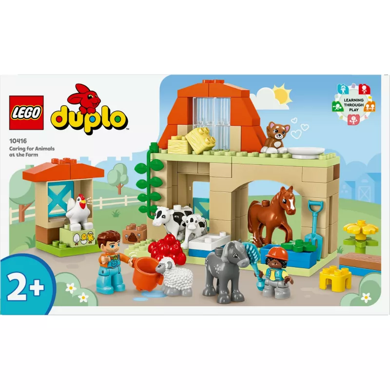 Construction toy LEGO DUPLO Farm Animal Care set 10416 — 74 pieces, 2 minifigures, age 2+