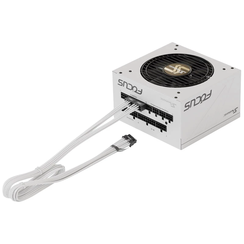 Seasonic 12VHPWR PCIe Adapter Cable - (White, 0,75 Meter)(SS2X8P-12VHPWR-600/WHITE)