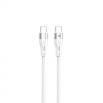 USB Type-C cable Tellur TLL155501 1 m, PD 60W, white