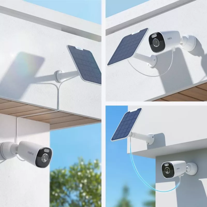 Reolink Argus Series B340 - 5MP Standalone Outdoor Battery Camera, 5/2.4 GHz Wi-Fi, Smart Detection, Color Night Vision