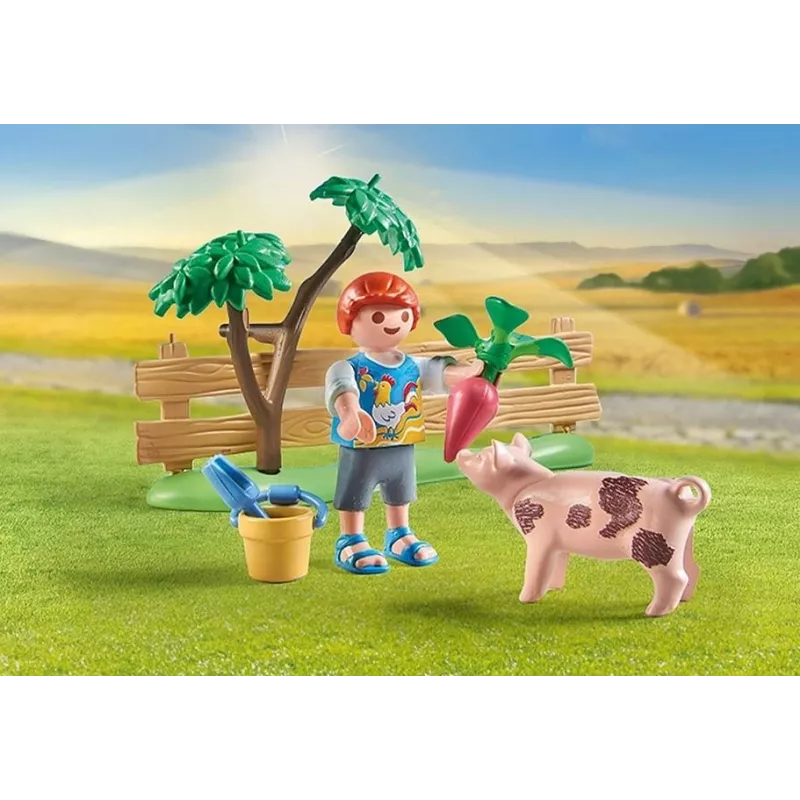 Playmobil 71443 Country: Vegetable Garden with Grandparents