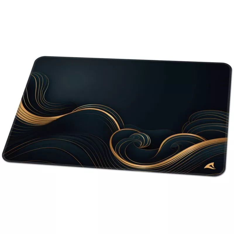 Sharkoon SKILLER SGP35 D2 gaming mouse pad, black/gold, size L