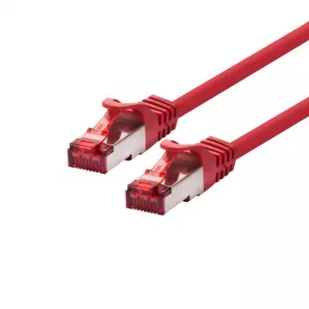 Ethernet cable LOGON Cat6 SSTP/PIMF 15 m, RJ-45 to RJ-45, red