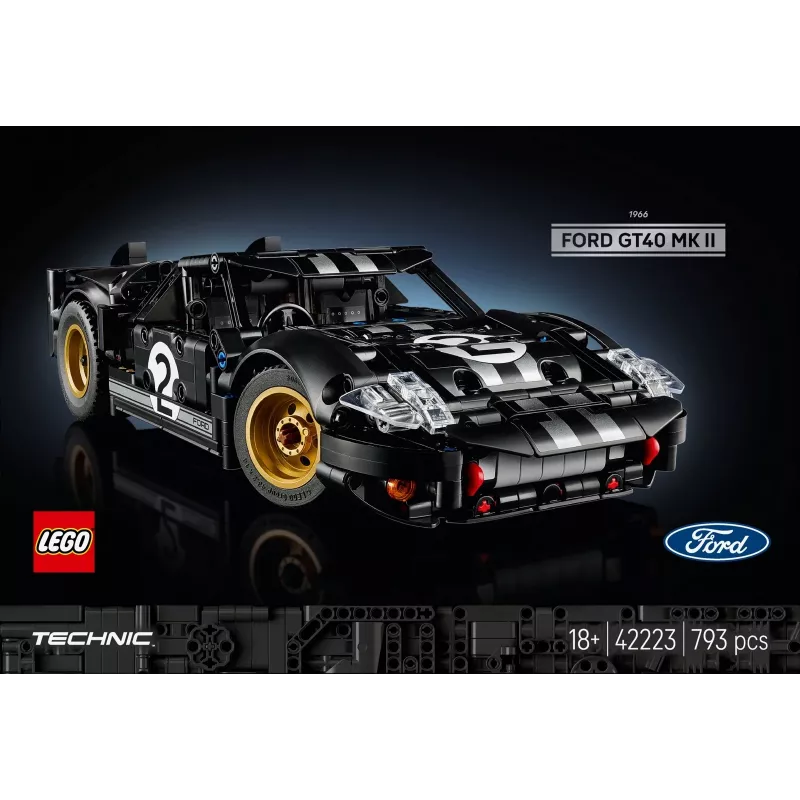 LEGO TECHNIC 42223 1966 Ford GT40 MKII Race Car
