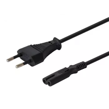 Power cable SAVIO CL-97 — 1.2 m, Power plug type E to IEC C7, Black
