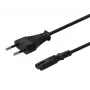 Power cable SAVIO CL-97 — 1.2 m, Power plug type E to IEC C7, Black