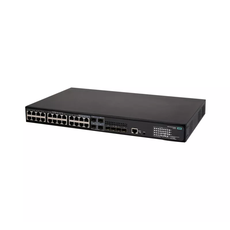 HPE - FlexNetwork 5140 24G PoE+ 4SFP+ EI - Switch - L3 - Smart - 24 x 10/100/1000 (PoE+) + 4 x Combo 10/100/1000Base-T (PoE+) / 100/1000Base-X SFP + 4 x 10 Gigabit Ethernet / 1 Gig