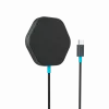 Wireless charger CANYON HEXAGON 110 Dark Grey Blue 10W fast charging, model CNS-WCS110