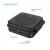 Wireless foldable charger FIXED FIXFLE-SA-BK 3‑in‑1 for Samsung — compact portable charger for phone, earbuds, wearables